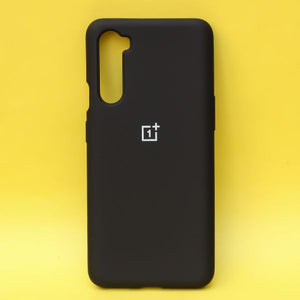 Black Original Silicone case for Oneplus Nord - The Hatke