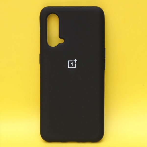 Black Original Silicone case for Oneplus Nord CE - The Hatke