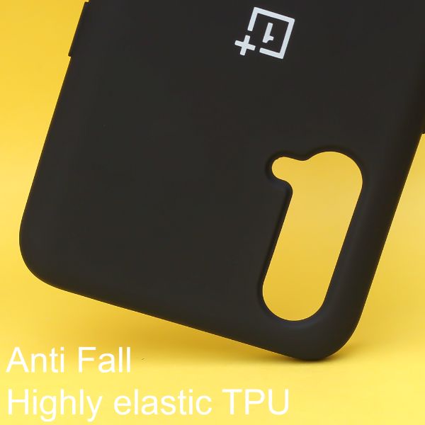 Black Original Silicone case for Oneplus Nord CE - The Hatke