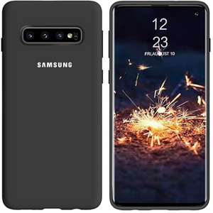 Black Original Silicone case for Samsung S10 - The Hatke