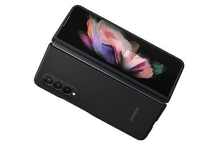 Black Original Silicone case for Samsung Z Fold 2 5G - The Hatke