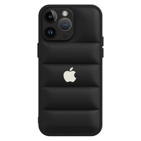 Black Puffon silicone case for Apple iPhone 11 Pro - The Hatke