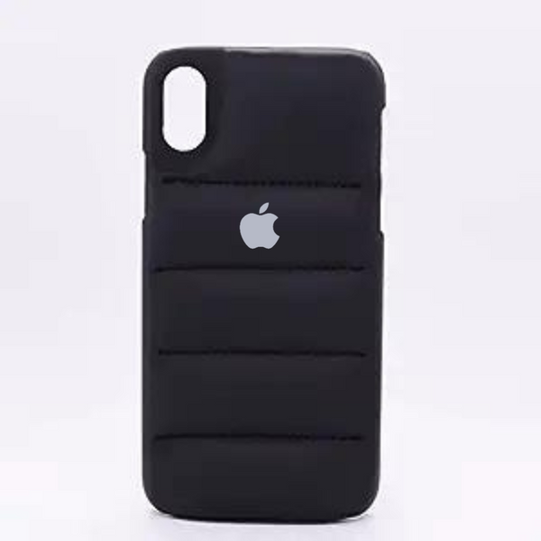 Black Puffon silicone case for Apple iPhone Xs Max - The Hatke