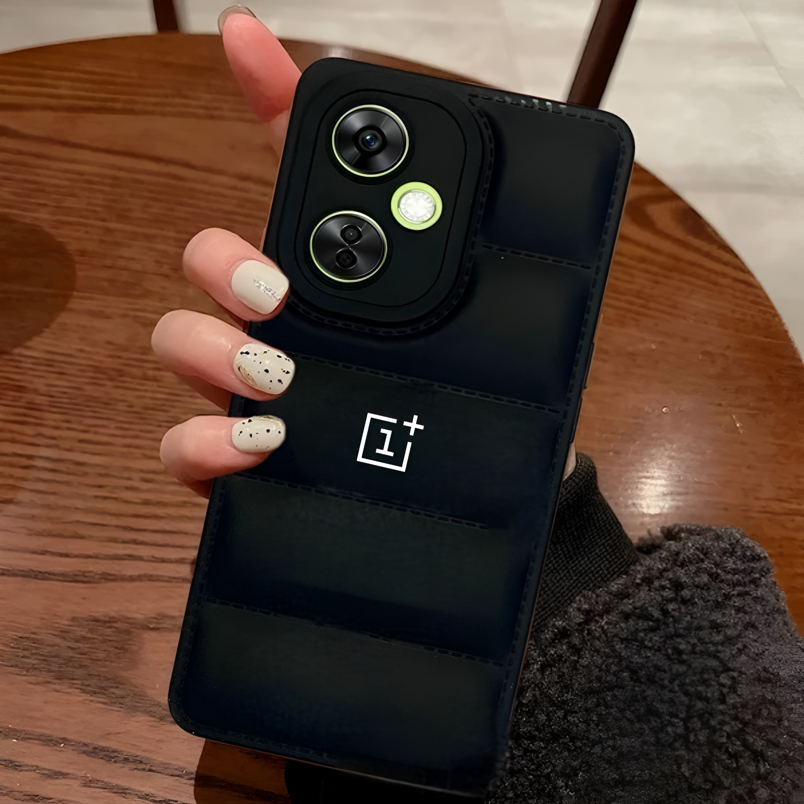 Black Puffon silicone case for Oneplus Nord CE 3 5g - The Hatke