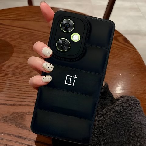 Black Puffon silicone case for Oneplus Nord CE 3 5g - The Hatke