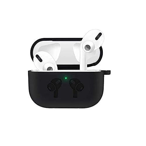 Black Silicone Case For Apple Airpods Pro - The Hatke