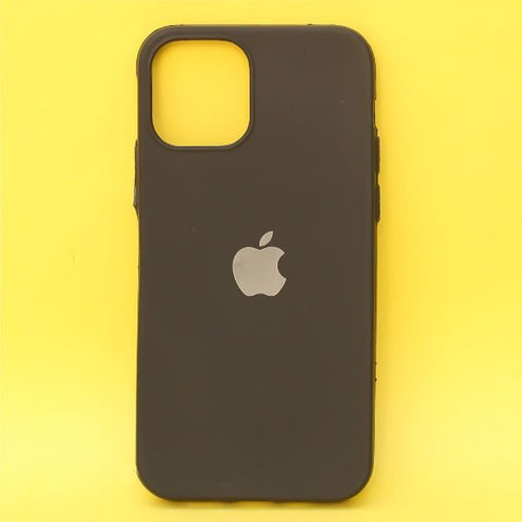 Black Silicone Case for Apple iphone 11 - The Hatke