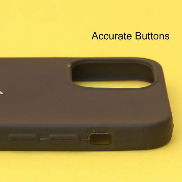 Black Silicone Case for Apple iphone 11 - The Hatke