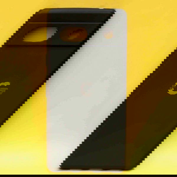Black Silicone Case for Google Pixel 7 - The Hatke