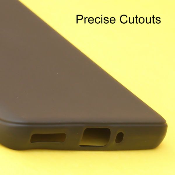 Black Silicone Case for Oneplus 11R - The Hatke