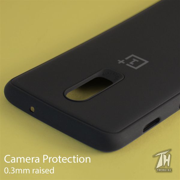 Black Silicone Case for Oneplus 7 - The Hatke