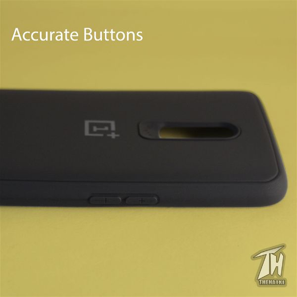 Black Silicone Case for Oneplus 7 - The Hatke