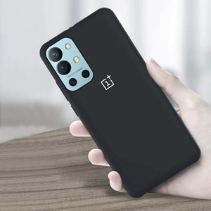 Black Silicone Case for Oneplus 8t - The Hatke