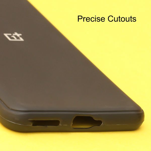 Black Silicone Case for Oneplus Nord 2 - The Hatke