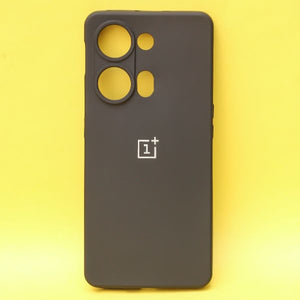 Black Silicone Case for Oneplus Nord 3 - The Hatke