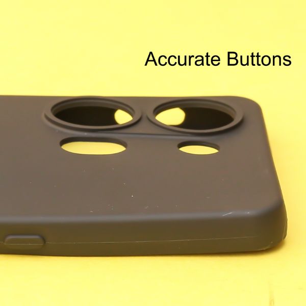 Black Silicone Case for Oneplus Nord 3 - The Hatke