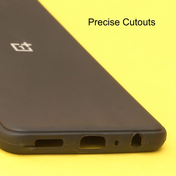 Black Silicone Case for Oneplus Nord CE - The Hatke