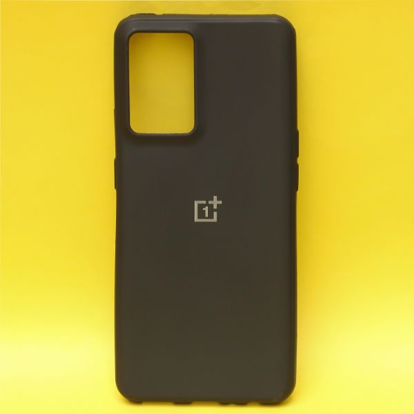 Black Silicone Case for Oneplus Nord CE 2 - The Hatke
