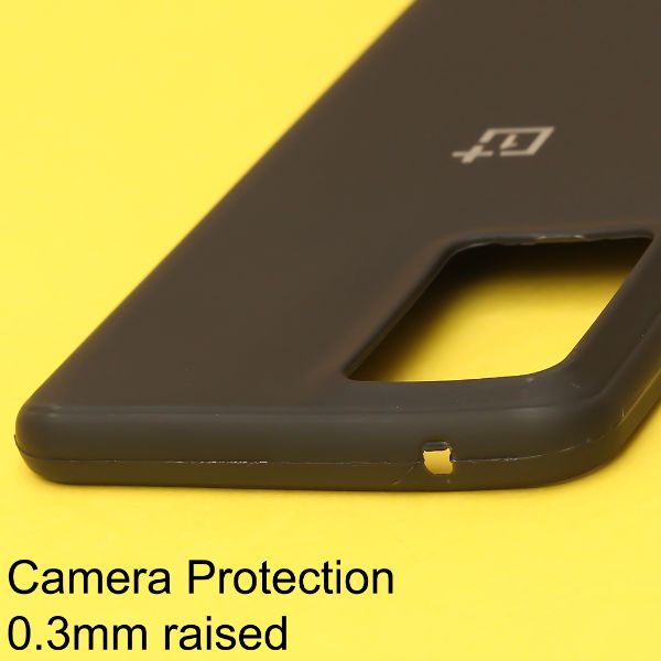 Black Silicone Case for Oneplus Nord CE 2 - The Hatke