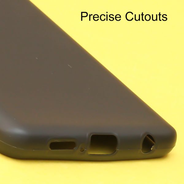 Black Silicone Case for Poco X3 - The Hatke