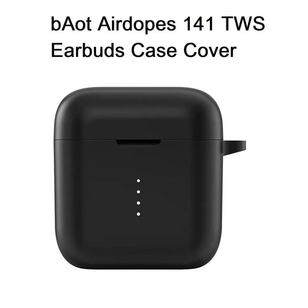 Black Silicone buds case for Boat 141 - The Hatke