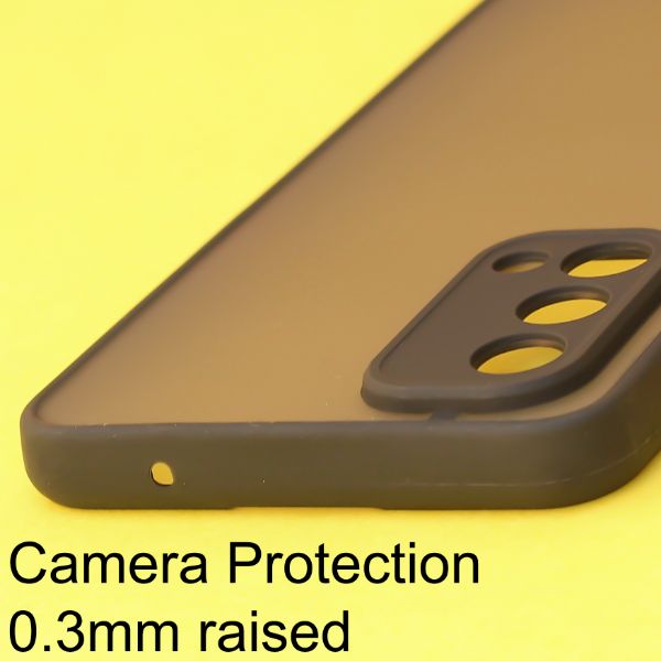 Black Smoke Camera Safe case for Oneplus Nord CE - The Hatke