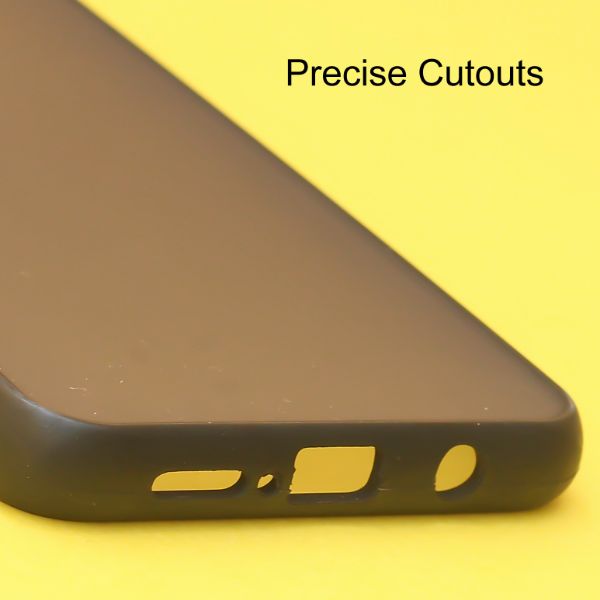Black Smoke Camera Silicone Safe case for Redmi Note 8 Pro - The Hatke