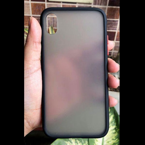 Black Smoke Silicone Safe case for Apple iphone x/xs - The Hatke