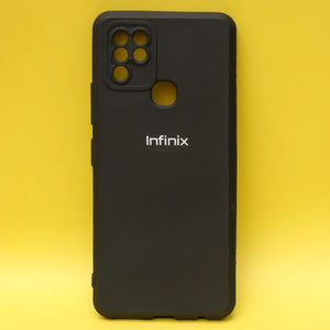 Black Spazy Silicone Case for Infinix Hot 10 - The Hatke