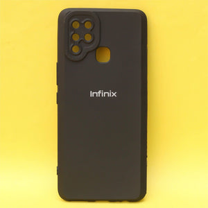 Black Spazy Silicone Case for Infinix Hot 10s - The Hatke