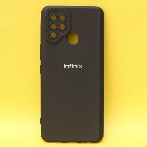 Black Spazy Silicone Case for Infinix Hot 10s - The Hatke