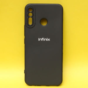 Black Spazy Silicone Case for Infinix Hot 8 - The Hatke