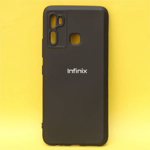 Black Spazy Silicone Case for Infinix Hot 9 - The Hatke