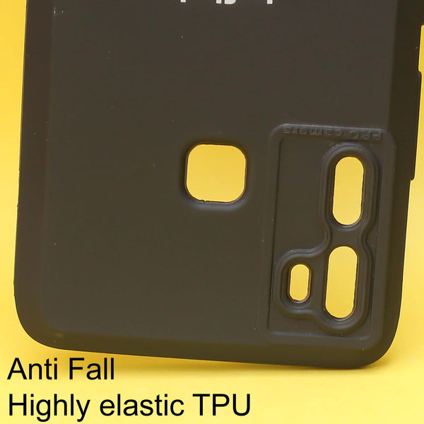 Black Spazy Silicone Case for Infinix Hot 9 - The Hatke