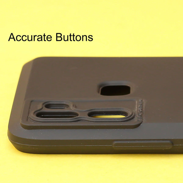 Black Spazy Silicone Case for Infinix Hot 9 - The Hatke