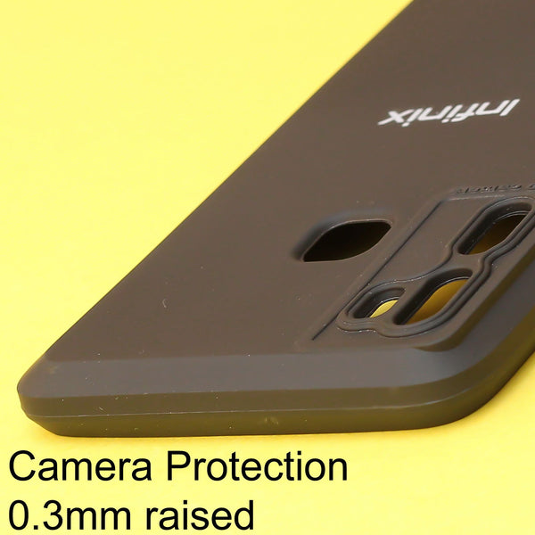 Black Spazy Silicone Case for Infinix Hot 9 - The Hatke