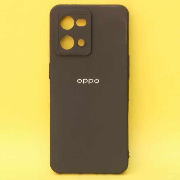 Black Spazy Silicone Case for Oppo F21 Pro 4g - The Hatke