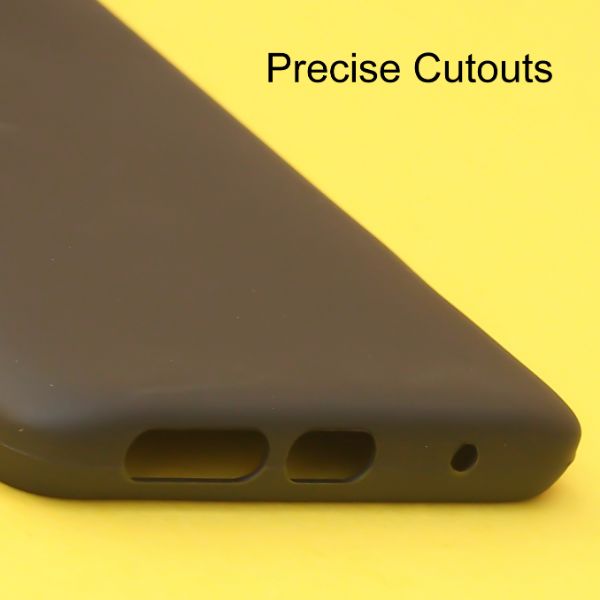 Black Spazy Silicone Case for Redmi 9 Power - The Hatke