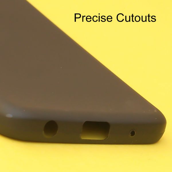Black Spazy Silicone Case for Redmi A1 Plus - The Hatke