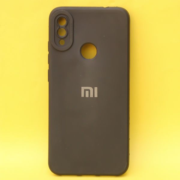 Black Spazy Silicone Case for Redmi Note 7 Pro - The Hatke
