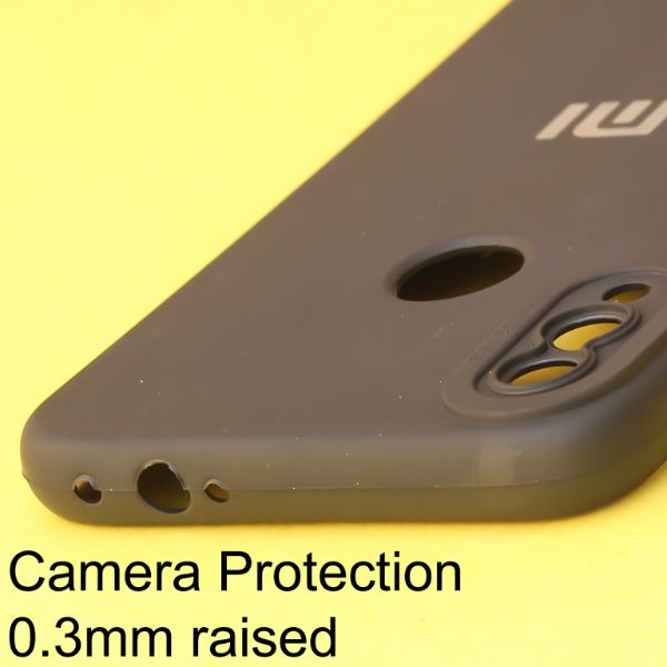 Black Spazy Silicone Case for Redmi Note 7 Pro - The Hatke