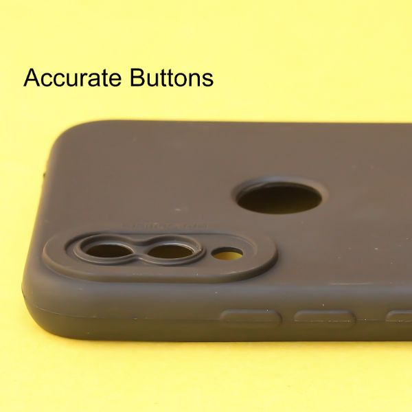 Black Spazy Silicone Case for Redmi Note 7 Pro - The Hatke