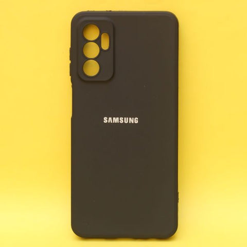 Black Spazy Silicone Case for Samsung F13 - The Hatke
