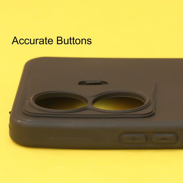 Black Spazy Silicone Case for Vivo T1 Pro - The Hatke