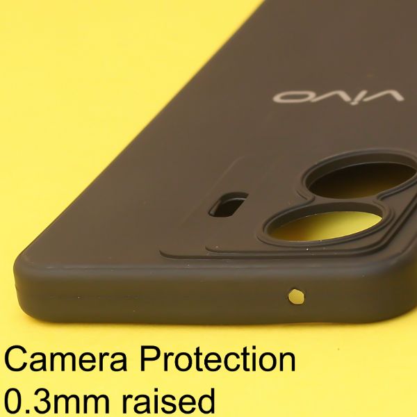Black Spazy Silicone Case for Vivo T1 Pro - The Hatke