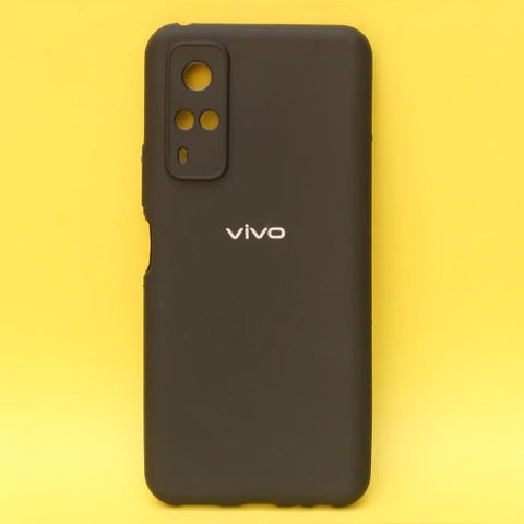 Black Spazy Silicone Case for Vivo Y51 - The Hatke