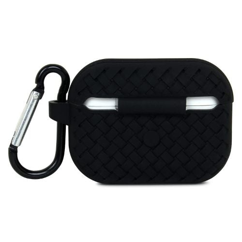 Black Stylish Silicone Case For Apple Airpods 3 - The Hatke