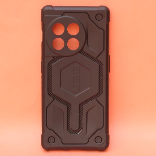 Black UAG rugged Silicone Case for Oneplus 11R - The Hatke