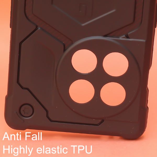 Black UAG rugged Silicone Case for Oneplus 11R - The Hatke