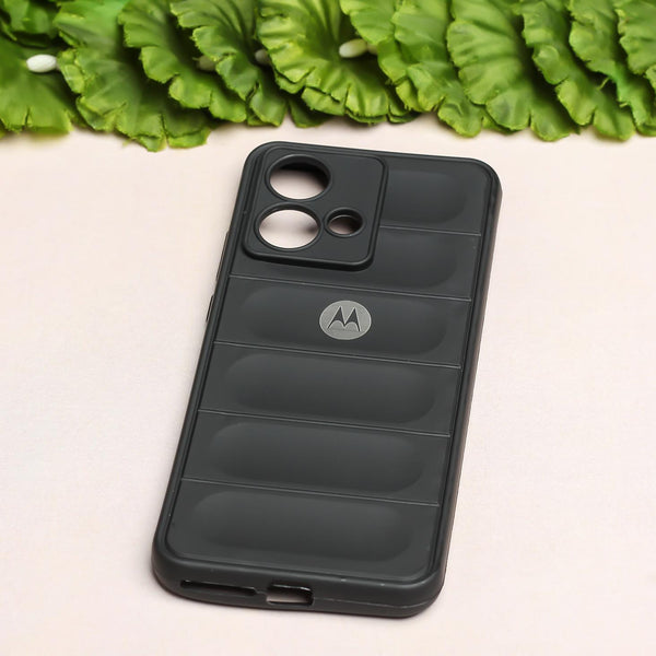 Black Wave Case for Motorola Edge 40 Neo - The Hatke